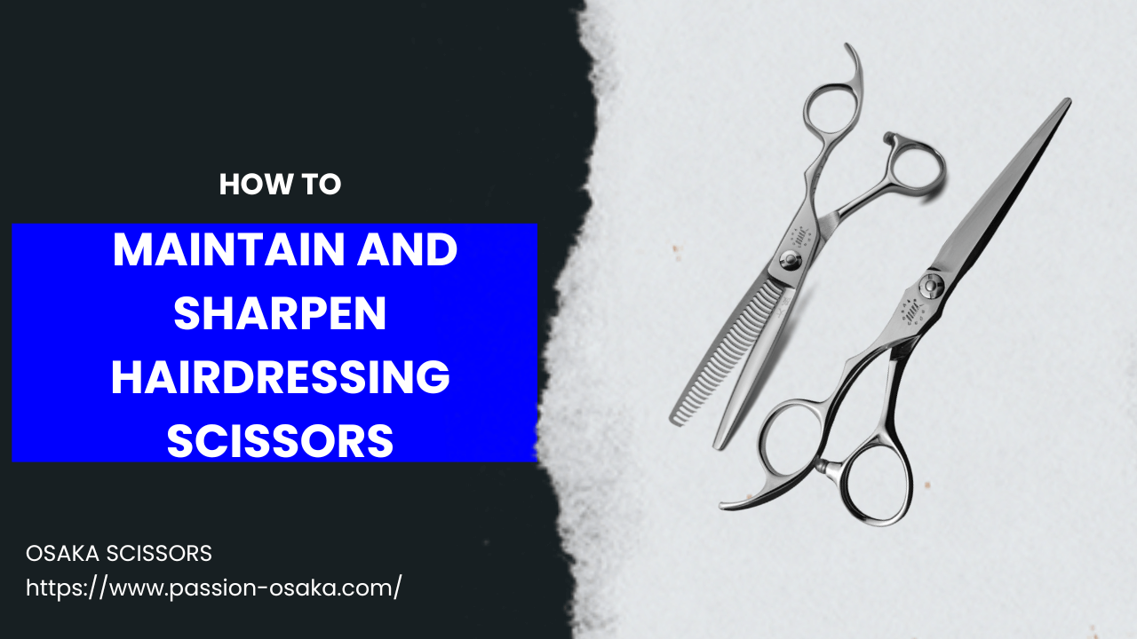 Expert Guide How to Maintain & Sharpen Hairdressing Scissors Passion