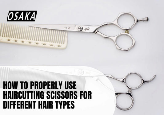 How to Properly Use Haircutting Scissors for Different Hair Types