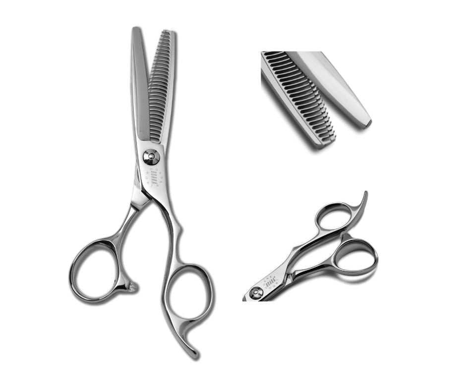 Osaka Premium Japanese Scissors CLZ Cobalt Set (with Ergonomic Thinners)