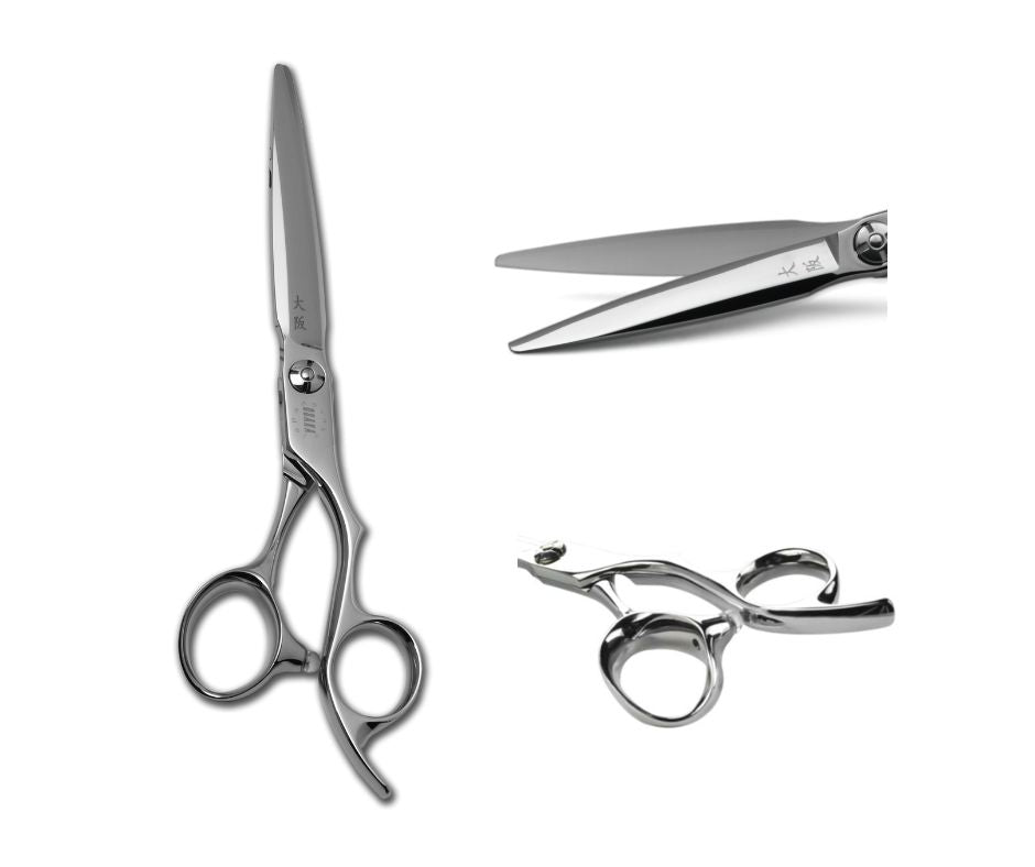 Osaka Premium Japanese Scissors CLZ Cobalt Set (with Ergonomic Thinners)