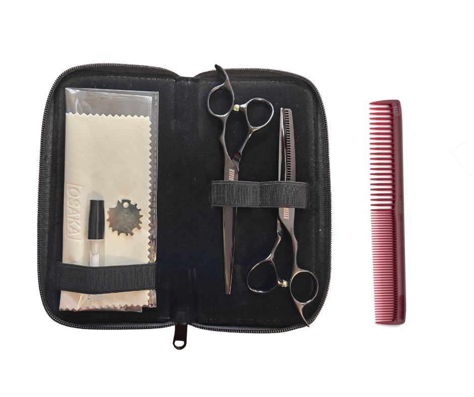 Osaka Signature Black Titanium TAN Set